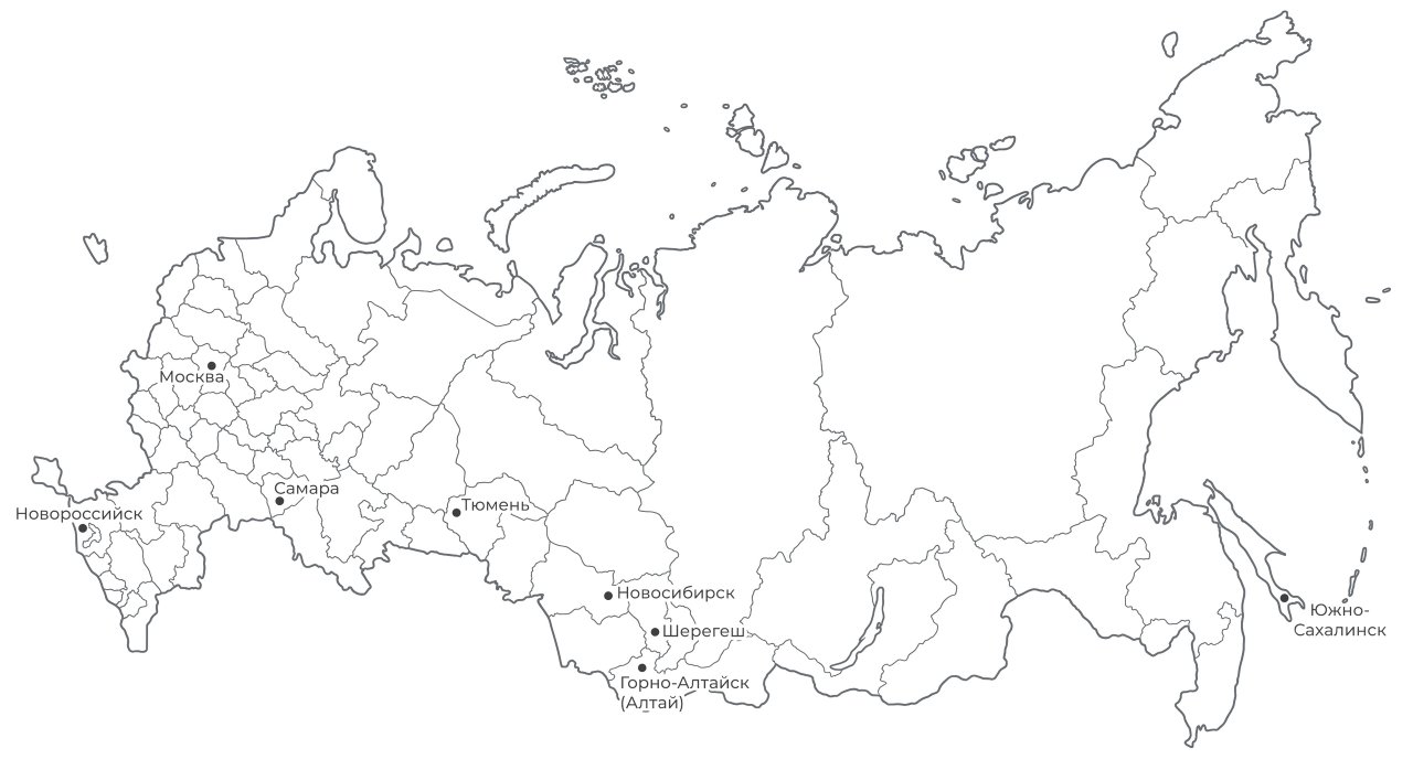 Карта проектов