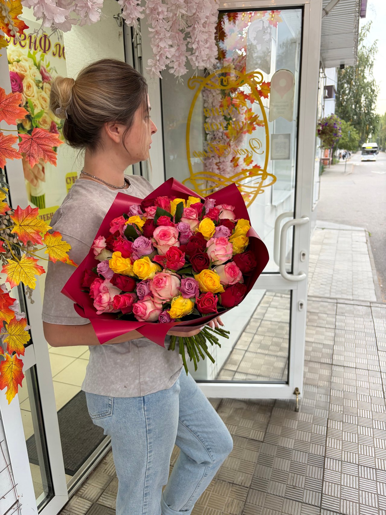 Букет цветов «51кения»
