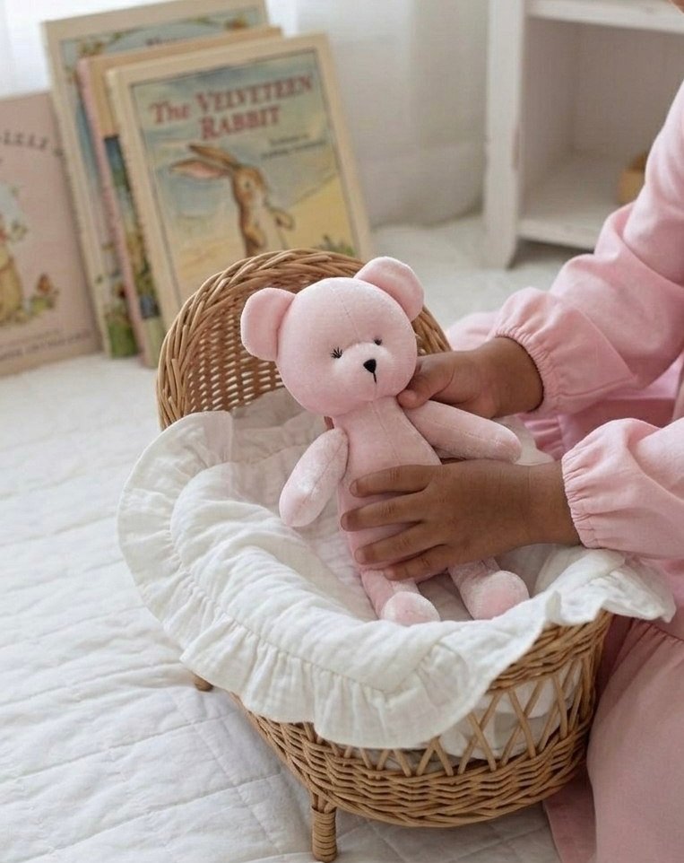 Игрушка велюровая Teddy Bear цвет розовый
