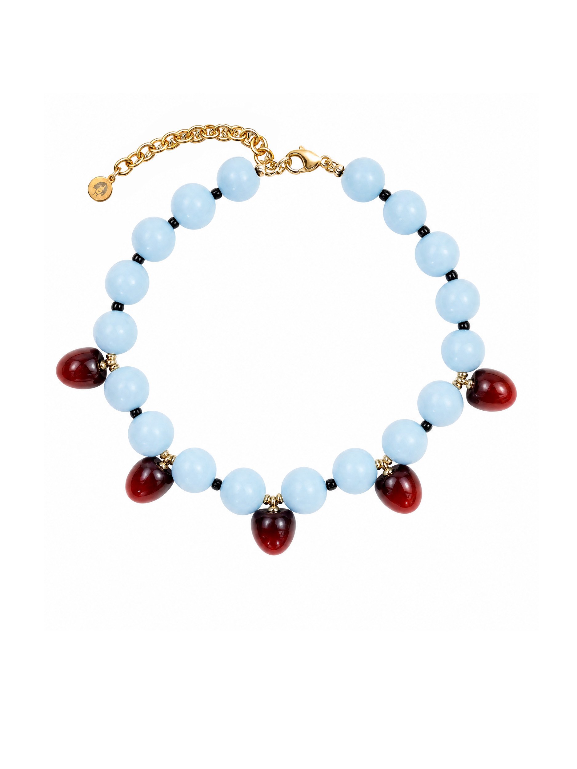Колье Cherry in blue