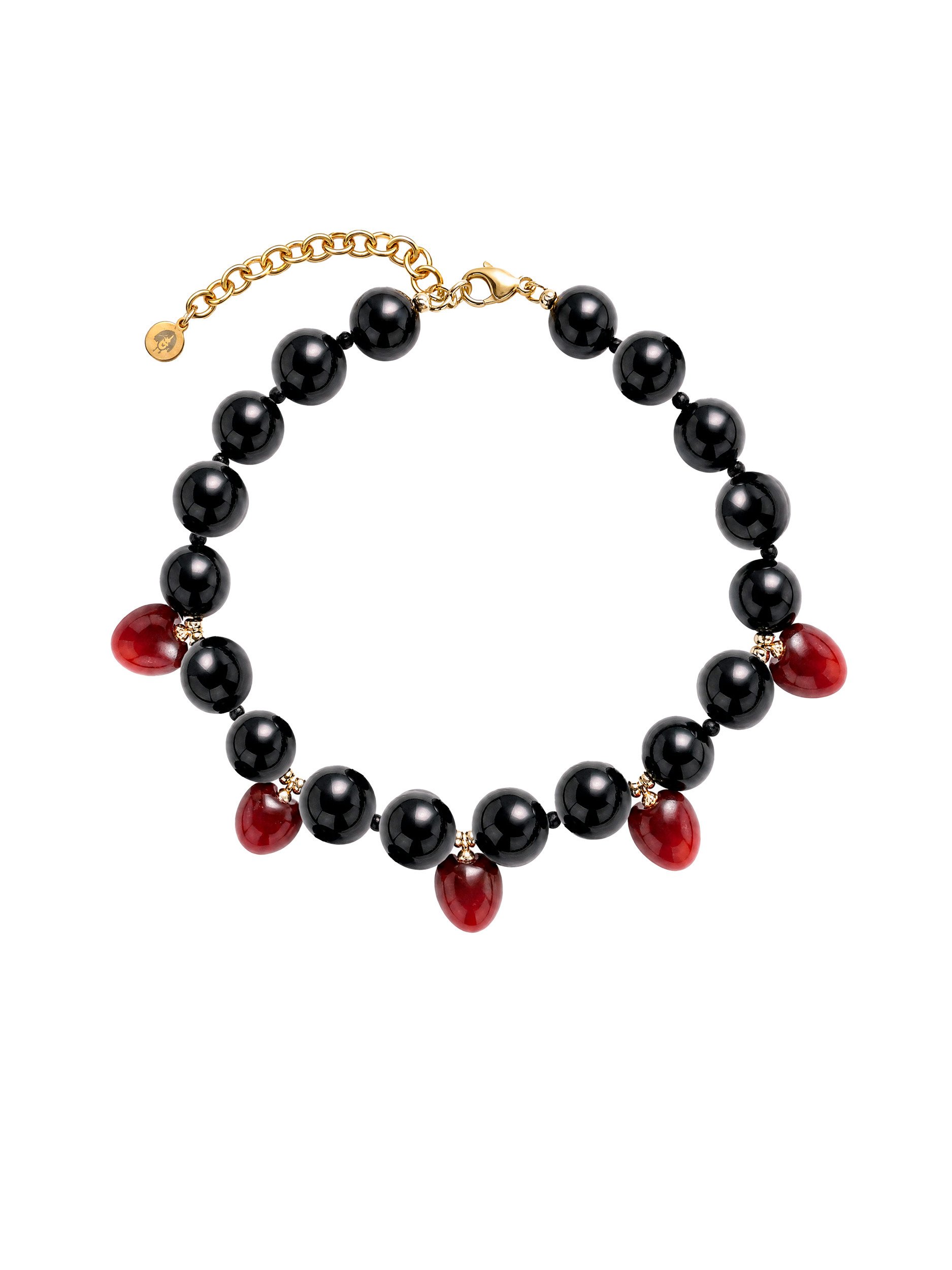 Колье Cherry in black