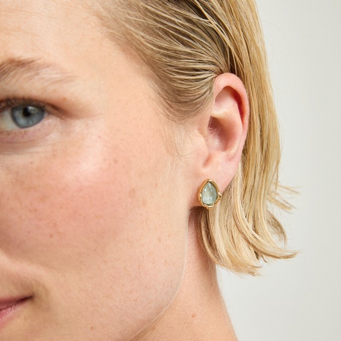 Серьги Мистерия, с золотом и кристаллами PEN1088VRCORO0U