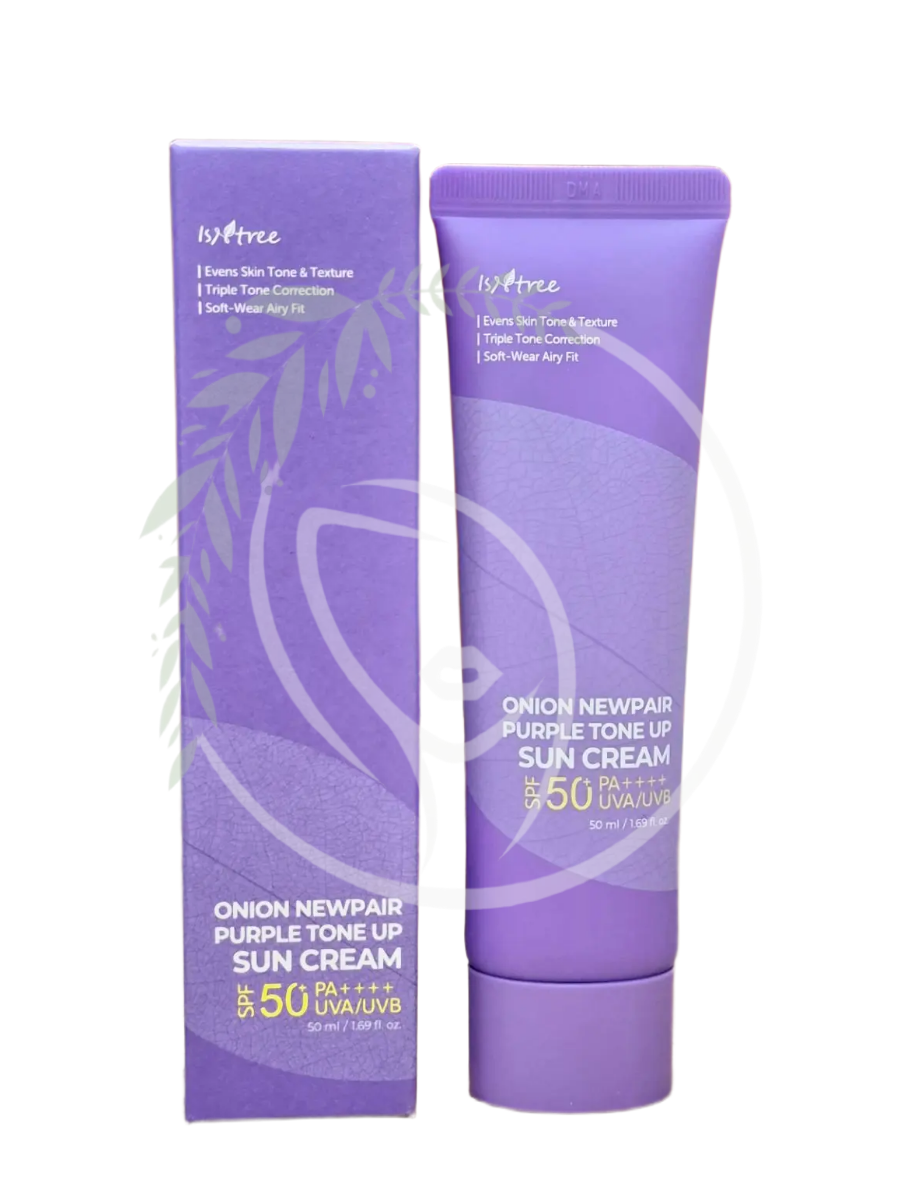 Солнцезащитный крем Isntree Onion Newpair Purple Tone Up Sun Cream SPF50+ PA++++ 50 мл